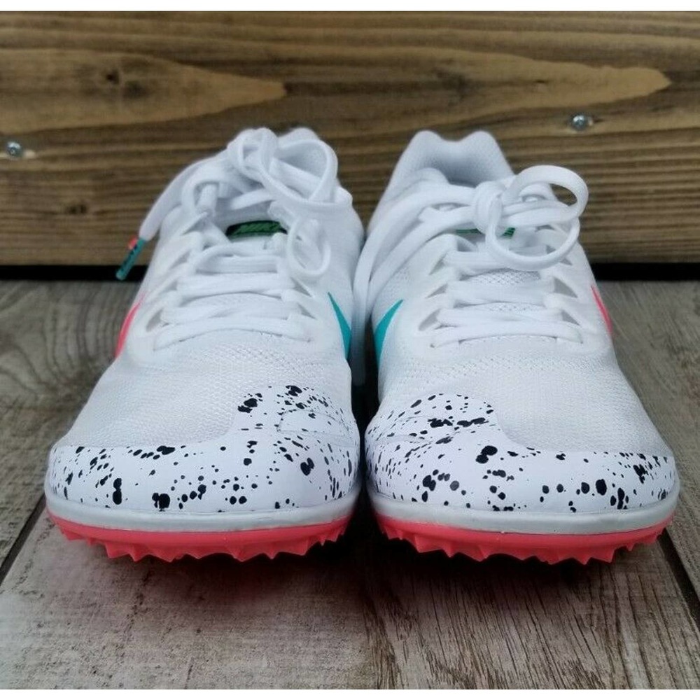 Nike Zoom Rival D 10 White Flash Crimson Size 9.5